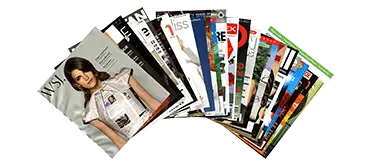 Magazine book cover printing
